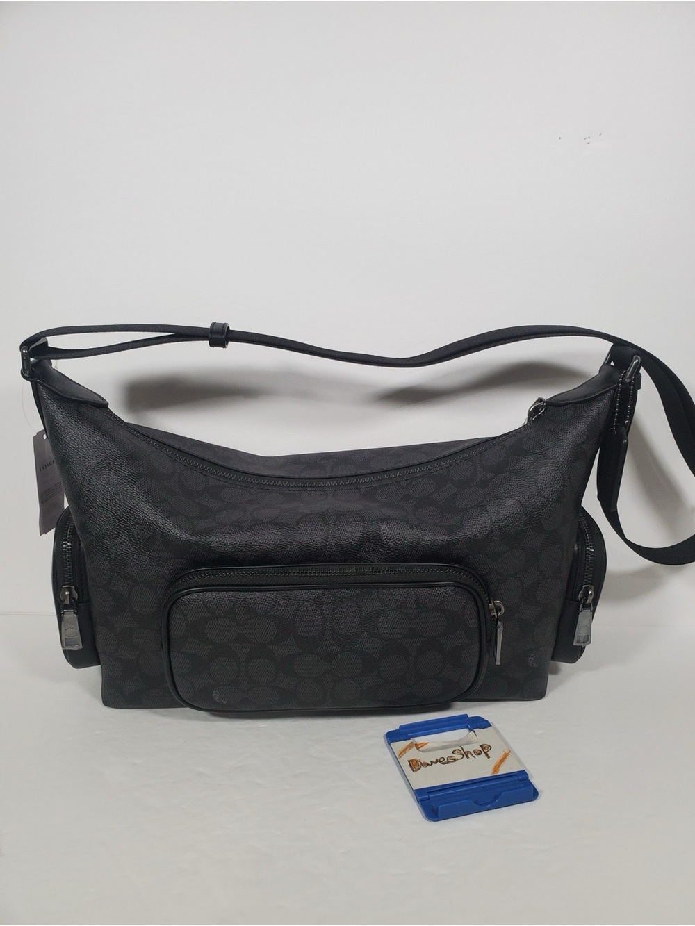 NWT Coach Finn Crossbody Bag With Pockets In Signature Canvas
